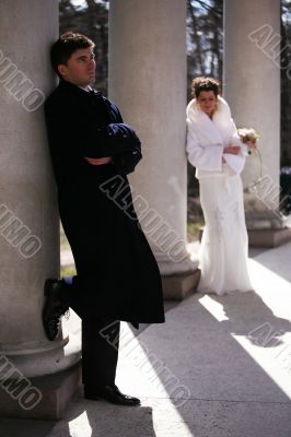 Newly-married couple