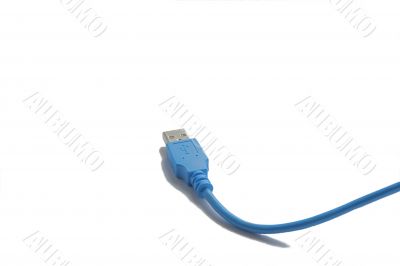 Blue USB-cable