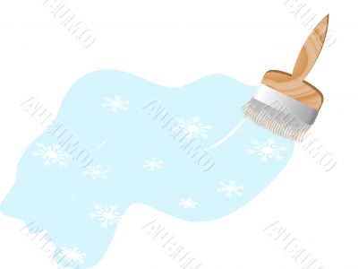 Winter brush