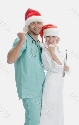 smiling medical professionals