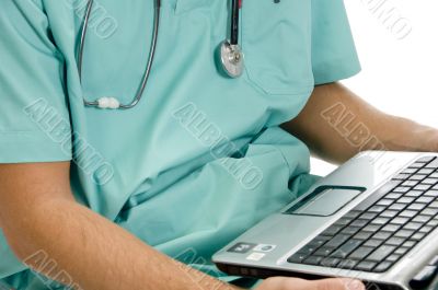 close view of keyboard