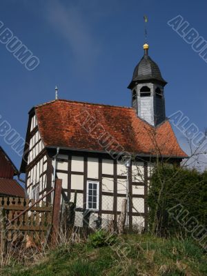 Timbered village church near Edersee