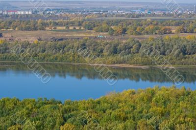 Landscape with the river