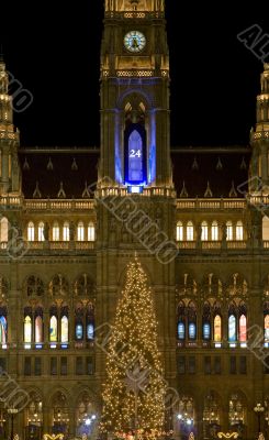 Christmas fair in Vienna, place in front of city hall