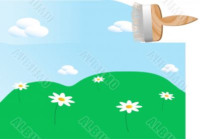 Summer landscape