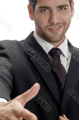 businessman hand shake