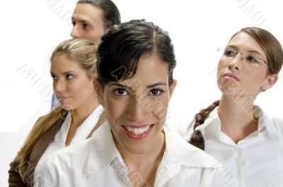 portrait of young group