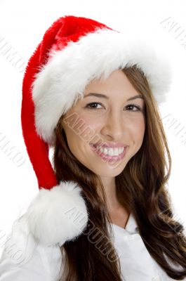 smiling female model