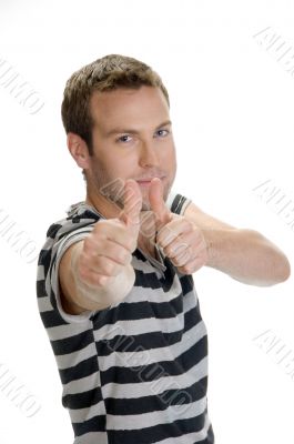 portrait of happy man