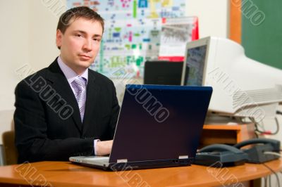 Men with laptop