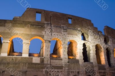 Coliseum close up