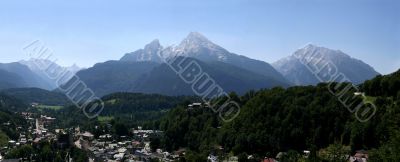Bavarian Alps in Germany