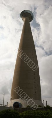 Televison tower Rheinturm of Düsseldorf, Germany