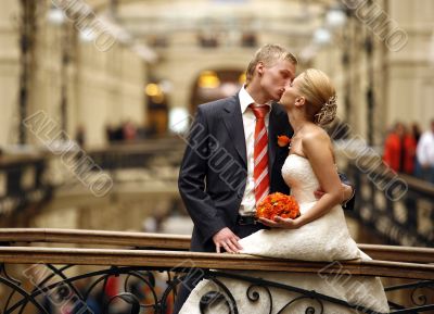 Newly-married couple
