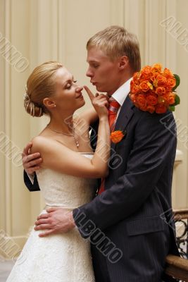 Newly-married couple