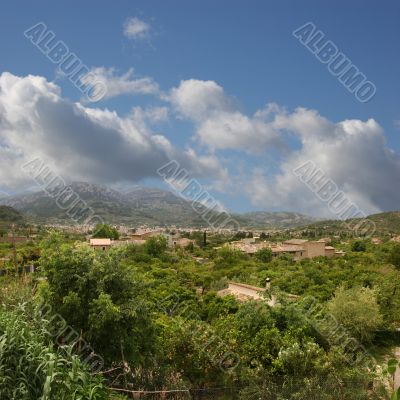 Soller, Majorca, with his beautiful orange gardens