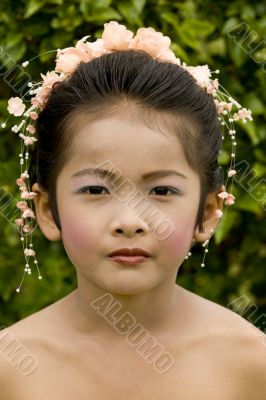 Portrait of girl from Thailand