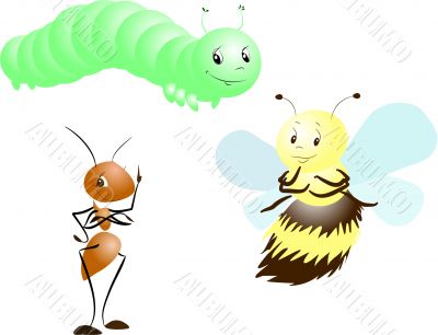 Ant, Bee and Caterpillar