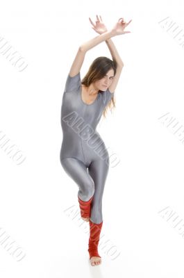 dancing beautiful female