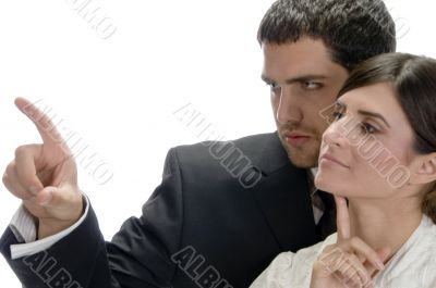 portrait of business couple