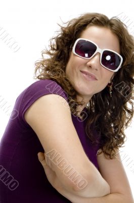 smart woman with sunglasses