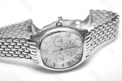 Silver watch