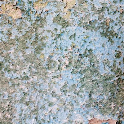 The painted peeled old wall