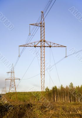 High-voltage tower