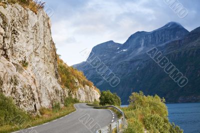 summer norwegian landscape