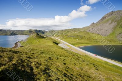 summer norwegian landscape