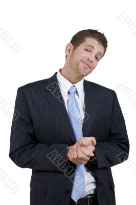 man holding hands