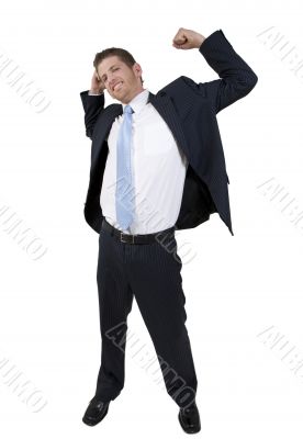 tired businessman