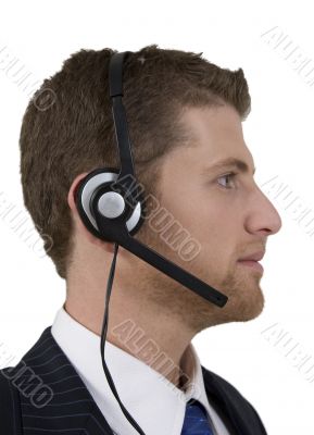 businessman communication on phone