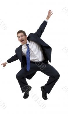 businessman dancing