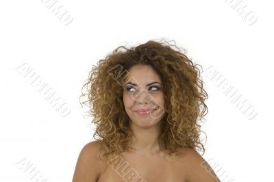 pretty young woman posing
