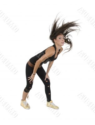 posing fashoinable model