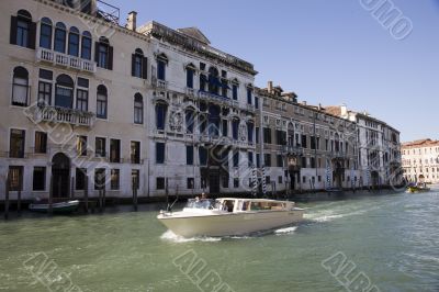 gondola on venice`s canals