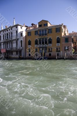 grand canals and buildings of venice