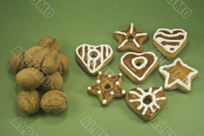 Cookies and walnuts