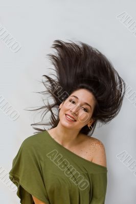 Swinging hair