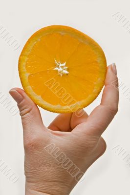 Orange wedge