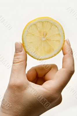 Lemon wedge