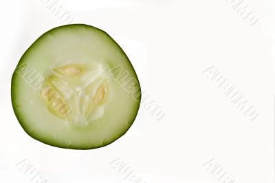 Cucumber wedge