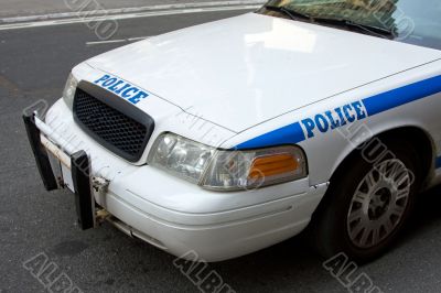 Front of Police car