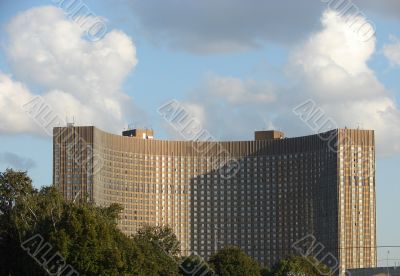 Moscow. A high-rise building of Hotel `Space`