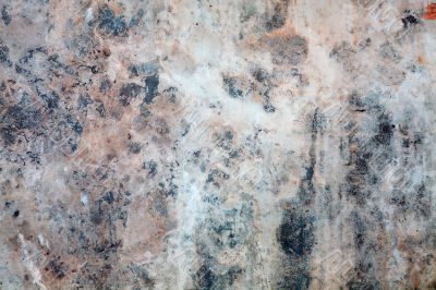 The old dirty peeled wall