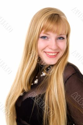 Portrait of the blond girl
