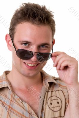boy with sunglasses