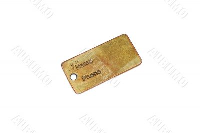 Blank ID tag