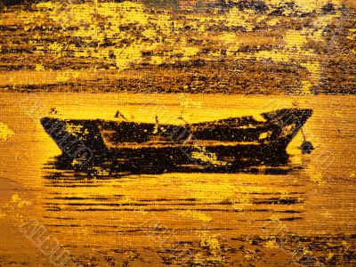 Boat on Yellow